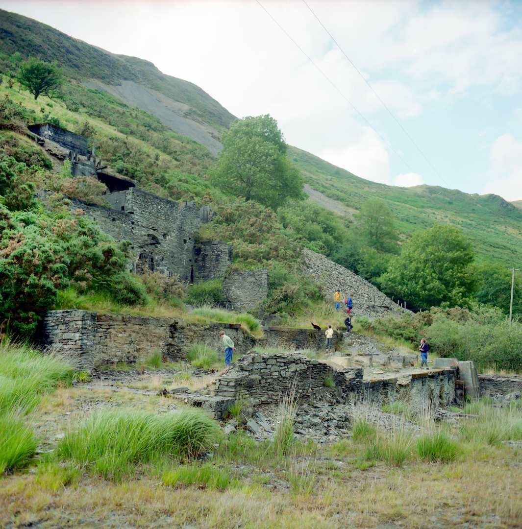 Frongoch Dressing floors at Grogwion 1985